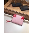 Replica Louis Vuitton Epi Leather VICTORINE ZIPPY COIN PURSE M62971 pink GL03257