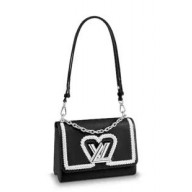 Fake Louis vuitton original TWIST MM M54286 black GL02893