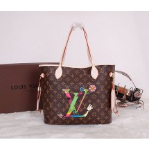 2014 louis vuitton monogram canvas neverfull mm m40156 GL02567