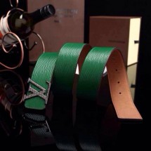 2015 Louis Vuitton belts 011 green Belts GL01397