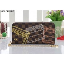 2015 louis vuitton Monogram Canvas 5890-2 coffee GL01210