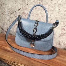 2017 louis vuitton original leather chain it bag bb M54520 blue GL00283