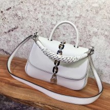 2017 louis vuitton original leather chain it bag pm M54619 white GL00081