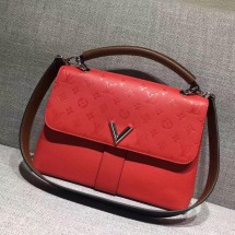 2017 louis vuitton original leather very one handle bag M42904 red GL03946