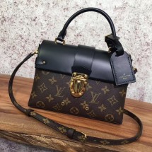 2017 louis vuitton original monogram one handle flap bag pm M43124 GL04039