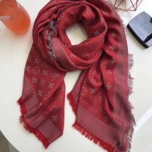 2017 top quality louis vuitton scarf 33695 red GL03767