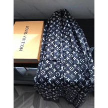 2017 top quality louis vuitton scarf L0007 deep blue/black GL03835