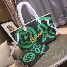 2018 Louis Vuitton MONOGRAM Canvas MM41050 green GL04552