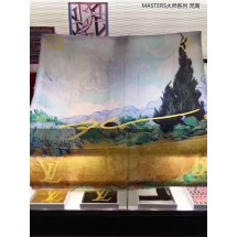 Best 2017 top quality louis vuitton scarf L0025 van gogh GL04170