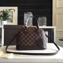 Cheap Knockoff Louis Vuitton Damier Ebene Canvas Alma BB N53152 GL02195