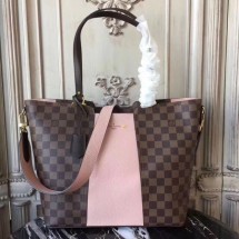 Copy Fashion Louis Vuitton Damier Ebene Canvas JERSEY N44023 Pink GL01129