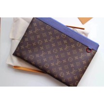 Copy Louis Vuitton Monogram Canvas Clutch Bag POCHETTE APOLLO B63048 blue GL02649