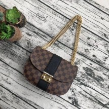 Copy Louis Vuitton Original Damier Ebene Canvas WIGHT N64419 black GL03912