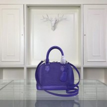 Copy Louis vuitton Original Epi leather mini Tote Bag 40862 Violet GL00200