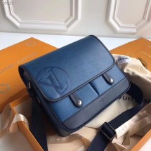 Copy Louis vuitton original MESSENGER PM M53492 blue GL00999