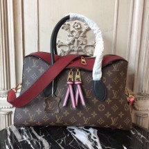 Designer Imitation Louis Vuitton HOT SPRINGS original Monogram Canvas tuileries 41456 red GL01578