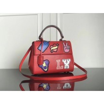 Designer Replica Louis Vuitton original Epi Leather CLUNY BB M52484 red GL03490