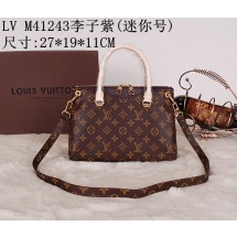 Fake 2014 LV M41243 mini brown with purple GL02997