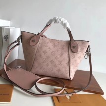 Fake Louis Vuitton original Mahina Leather Tote Bag 54353 pink GL02878