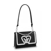 Fake Louis vuitton original TWIST MM M54286 black GL02893