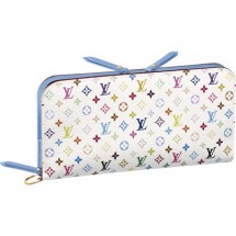 Fake Replica Louis Vuitton M93749 Monogram Multicolore Portefeuille Insolite Raisin GL01844