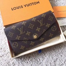 Fashion Replica Louis Vuitton SARAH Monogram Canvas Wallet 60351 rose GL00977