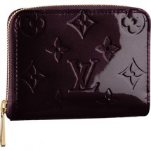 High Imitation Louis Vuitton M93607 Monogram Vernis Zippy Coin Purse Amarante GL01509