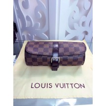 High Quality Imitation Louis Vuitton Damier Ebene Canvas 3 Watch Case M47530 GL01639