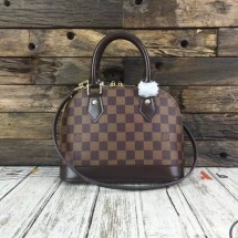 High Quality Louis Vuitton Damier Ebene Canvas ALMA BB M41221 Coffee GL02589