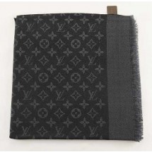 Hot Copy 2015 Louis Vuitton scarf silver line 101-2 black GL01649