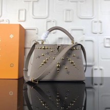 Hot Knockoff Louis Vuitton CAPUCINES PM M94519 grey GL00959