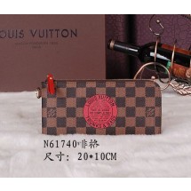 Imitation 2015 Louis Vuitton wallet new model 58025 coffee GL02961