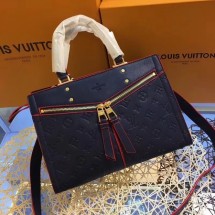 Imitation Best Quality Louis Vuitton POPINCOURT Monogram Empreinte 44195 Blue GL03633