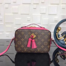 Imitation Louis Vuitton Monogram Canvas original Leather SAINTINGE M43559 rose GL04468