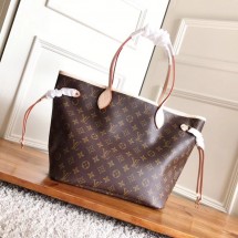 Imitation Louis Vuitton Monogram Canvas Original NEVERFULL MM M40997 rose GL00653