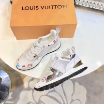 Imitation Louis Vuitton RUN AWAY SNEAKER LV896SY silver GL02682