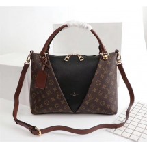 Imitation Louis Vuitton V TOTE MM M43949 black GL03974