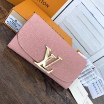 Imitation Louis Vuitton Vivienne LV Long Wallet M58266 pink GL03898