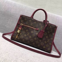 Knockoff 2017 louis vuitton original popincourt pm M43462 purple GL03966