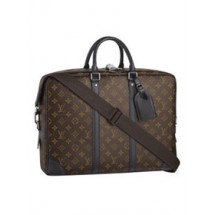 Knockoff AAA Louis Vuitton Monogram Macassar Canvas Porte Documents Voyage GM M40224 BAGS GL01762