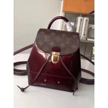 Knockoff Louis Vuitton HOT SPRINGS Monogram Canvas Mini knapsack 53545 dark brown GL03846