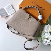 Louis Vuitton CAPUCINES PM M52387 grey GL01450