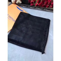 louis vuitton Cashmere scarf LV9219 black GL02267