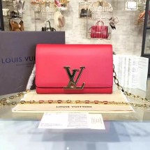 Louis Vuitton CHAIN LOUISE GM M51631 red GL04402