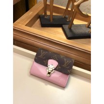 Louis Vuitton CHERRYWOOD COMPACT WALLET M61911 pink GL04367