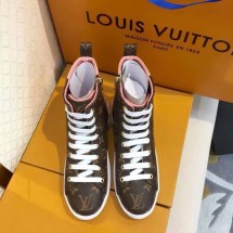 Louis Vuitton DIGITAL EXCLUSIVE HEART SNEAKER BOOT LV902SY pink GL02546