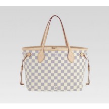 Louis Vuitton handbag damier azur canvas neverfull pm n51110 GL03728