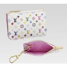 Louis Vuitton handbag monogram multicolore white keys holder m93734 (litchi lining) GL03492