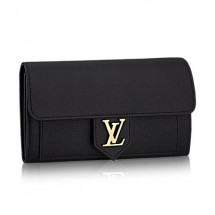 Louis Vuitton LockMe Wallet M60861 Noir GL00689