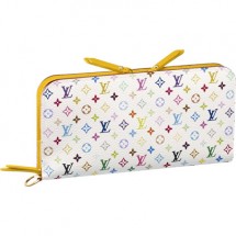 Louis Vuitton M93750 Monogram Multicolore Portefeuille Insolite Citron GL01748